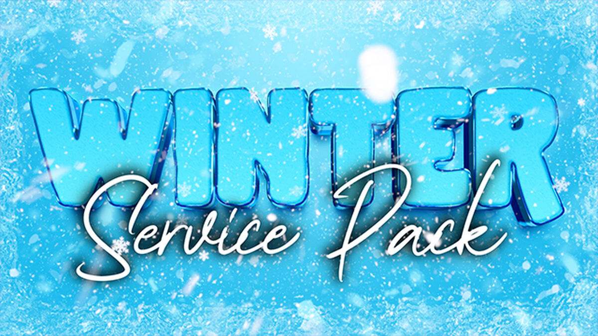 Winter Blue Snow Shine Service Pack image number 0